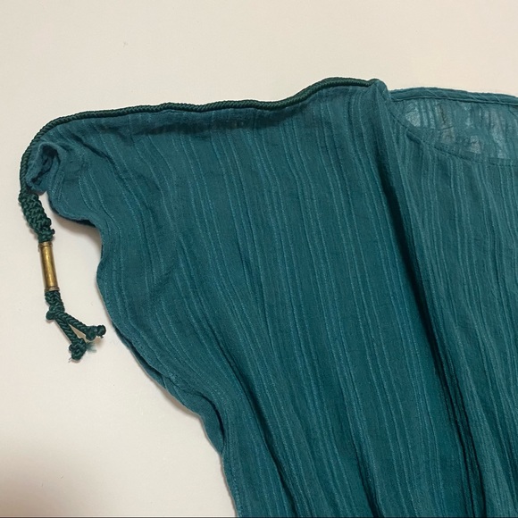 ViX Paula Hermanny Solid Lauren Green Caftan NWT SZ M - Picture 7 of 11